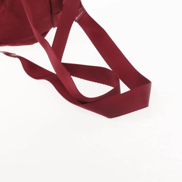 PRADA Backpack Nylon Red Silver Auth 143595 - Picture 9 of 16